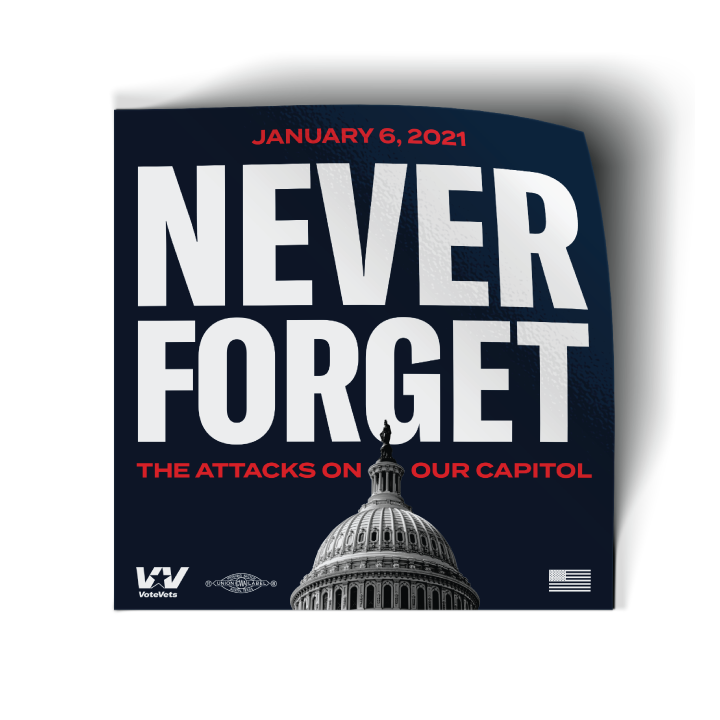 Never Forget Sticker (5 pack)