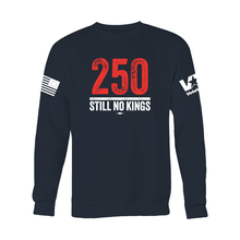 Load image into Gallery viewer, 250 Still No Kings (Navy Crewneck Sweater)