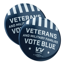 Load image into Gallery viewer, Vote Blue Button (2 pack)
