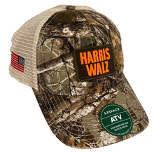 Load image into Gallery viewer, Harris Walz (Camo Trucker Cap)
