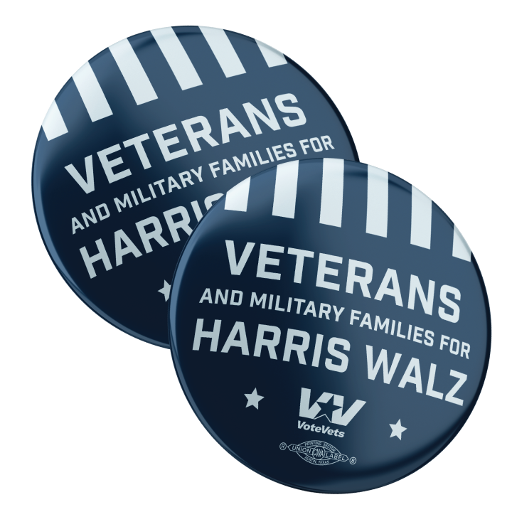 Harris Walz Buttons (2 pack)