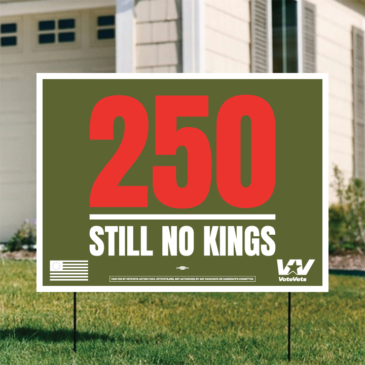 250 Still No Kings - Green Yard Sign