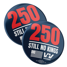Load image into Gallery viewer, 250 Still No Kings - Navy Buttons (2 pack)
