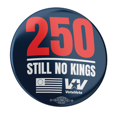 Load image into Gallery viewer, 250 Still No Kings - Navy Buttons (2 pack)
