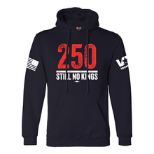 Load image into Gallery viewer, 250 Still No Kings (Navy Pullover Hoodie)
