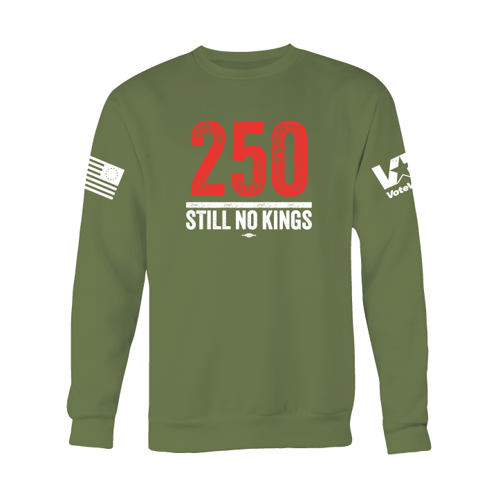 250 Still No Kings (Olive Crewneck Sweater)