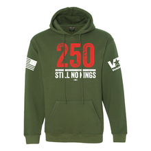 Load image into Gallery viewer, 250 Still No Kings (Olive Pullover Hoodie)
