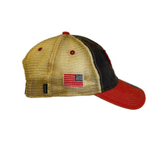 Load image into Gallery viewer, Proud Patriot (Navy/Scarlet Trucker Cap)