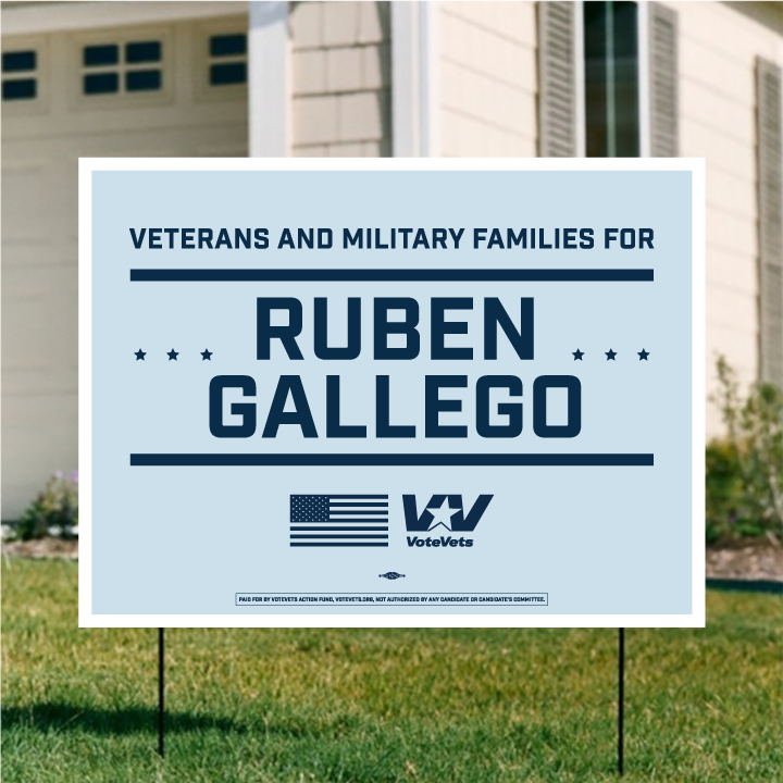 Ruben Gallego Yard Sign