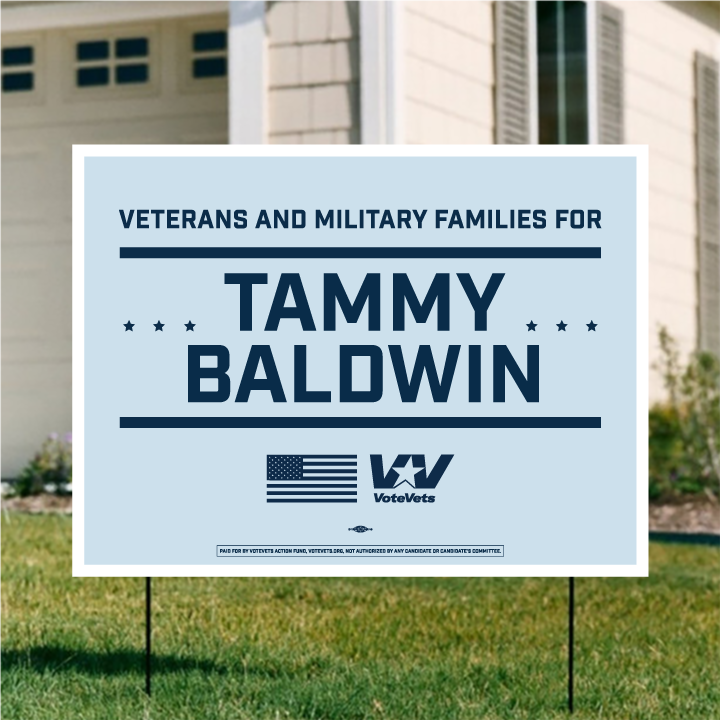 Tammy Baldwin Yard Sign