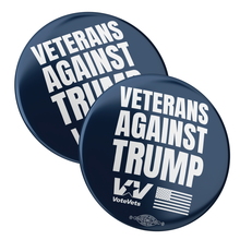 Load image into Gallery viewer, Veterans Against Trump Buttons (2 pack)
