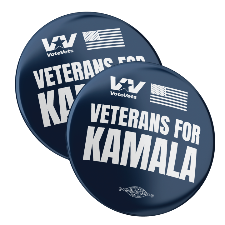 Veterans For Kamala (2 pack)