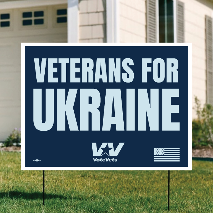 Veterans For Ukraine Sign