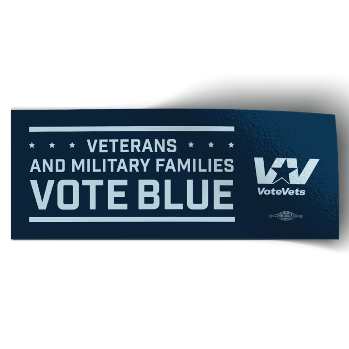 Vote Blue Bumper Sticker (2 pack)