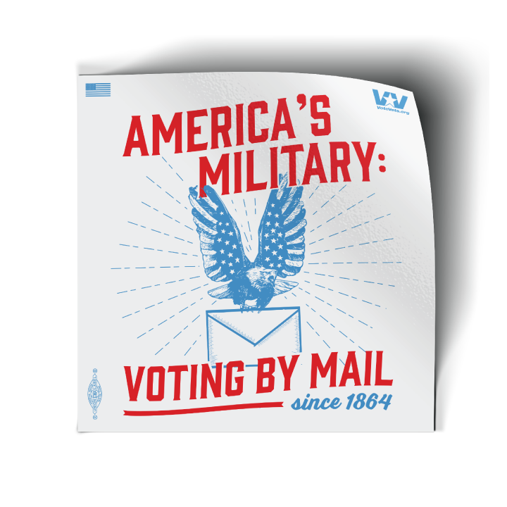 Vote By Mail Sticker (5 pack)
