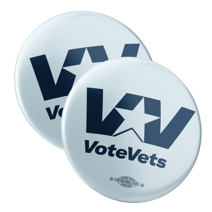 VoteVets Button (2 pack)